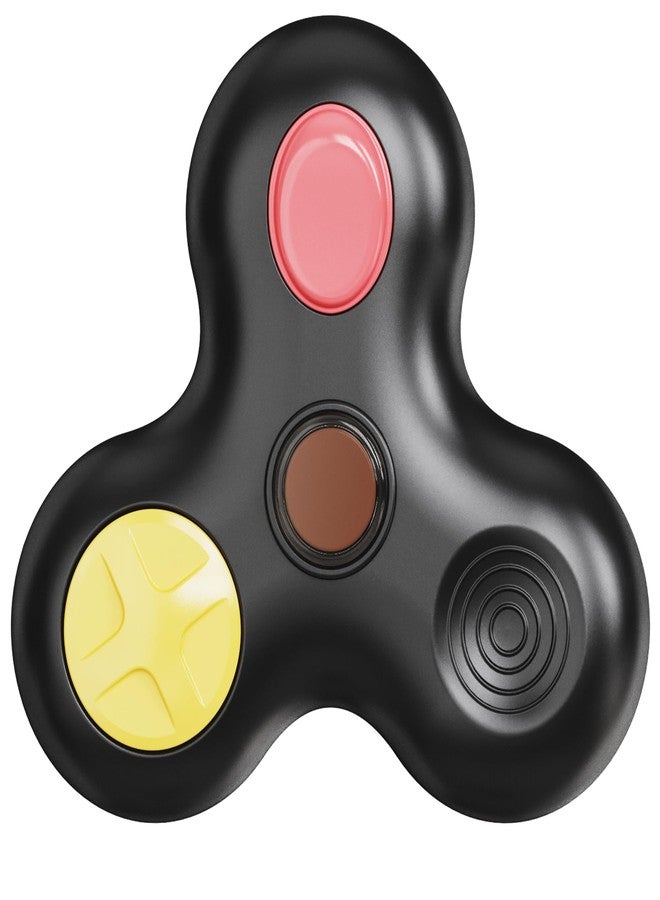 Evnojy Fidget Toys Fidget Blocks Fidget Pads Stress Fidget Block Twisty Fidget Toy Cube Anxiety Toy Infinite Cube for Adults (Spin Black) - Image 5